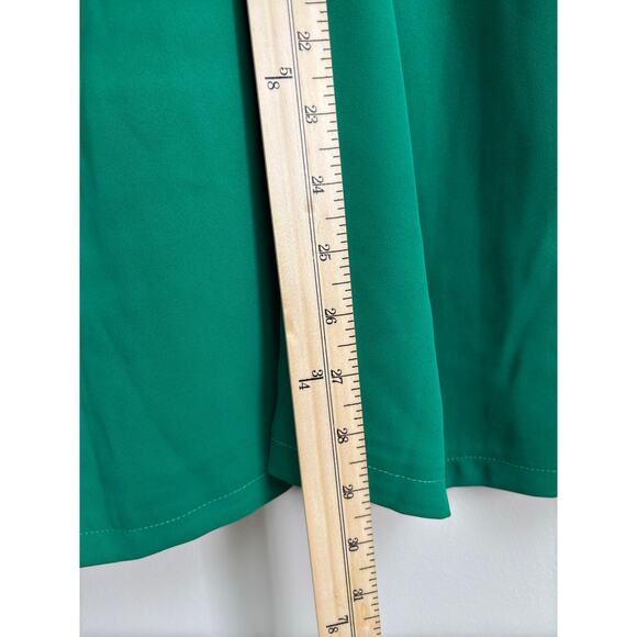 NWT Green Comfy Wide Leg Office Career Trouser Pants Women’s  size 12 - Picture 7 of 9